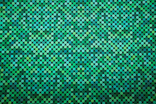 Preview: Designer- Baumwollstoff Dots teal (10 cm)